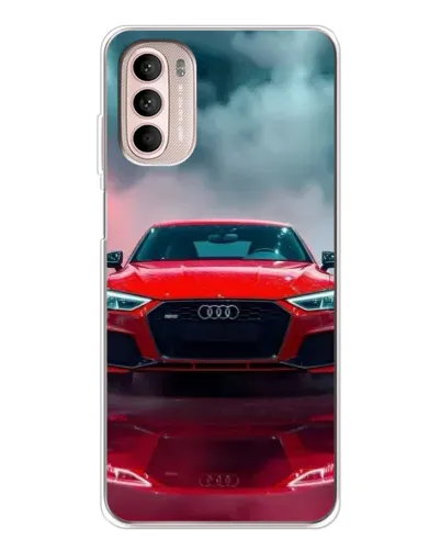 Чехол для Motorola MOTO G52 с картинкой «Audi RS — красный стиль» Чехол для Motorola MOTO G52 с картинкой «Audi RS — красный стиль»