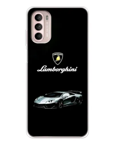Чехол для Motorola MOTO G52 с картинкой «Логотип Lamborghini классика»
