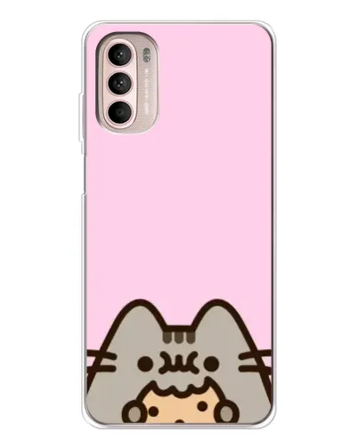 Чехол для Motorola MOTO G52 с картинкой «Pusheen и печенье» Чехол для Motorola MOTO G52 с картинкой «Pusheen и печенье»