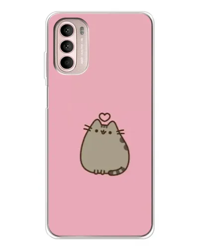 Чехол для Motorola MOTO G52 с картинкой «Pusheen сердце» Чехол для Motorola MOTO G52 с картинкой «Pusheen сердце»