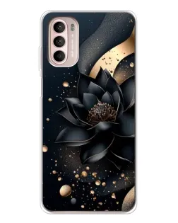 Чехол для Motorola MOTO G52 с картинкой «Черный лотос»