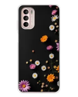 Чехол для Motorola MOTO G52 с картинкой «Цветочная композиция»