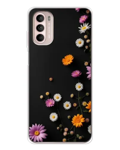 Чехол для Motorola MOTO G52 с картинкой «Цветочная композиция»