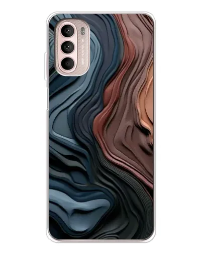 Чехол для Motorola MOTO G52 с картинкой «Цветные волны каньона» Чехол для Motorola MOTO G52 с картинкой «Цветные волны каньона»
