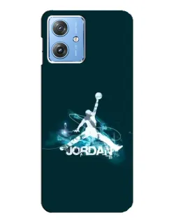 Чехол для Motorola MOTO G54 / G54 Power с картинкой «Jordan Blue Fire»
