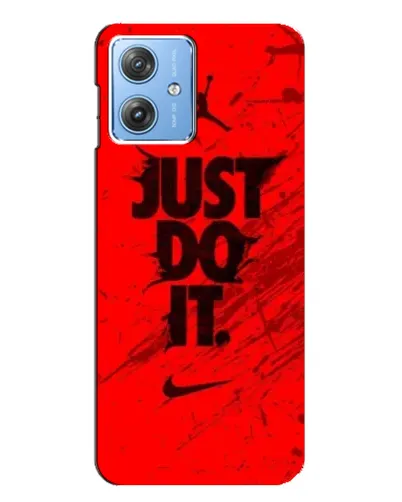 Чехол для Motorola MOTO G54 / G54 Power с картинкой «Nike Just Do It»