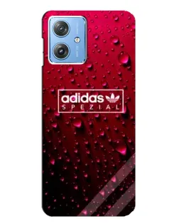 Чехол для Motorola MOTO G54 / G54 Power с картинкой «Adidas Gold Marble»