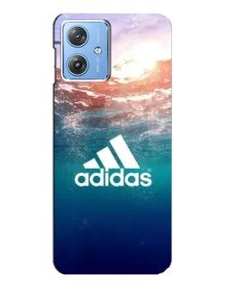 Чехол для Motorola MOTO G54 / G54 Power с картинкой «Океанская глубина адидас»