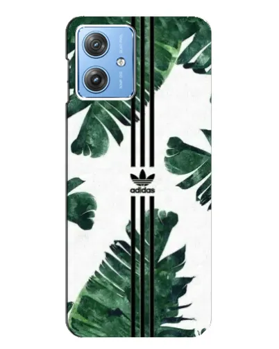 Чехол для Motorola MOTO G54 / G54 Power с картинкой «Пальмовые листья адидас» Чехол для Motorola MOTO G54 / G54 Power с картинкой «Пальмовые листья адидас»