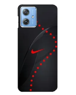 Чехол для Motorola MOTO G54 / G54 Power с картинкой «Абстрактный дизайн Nike»
