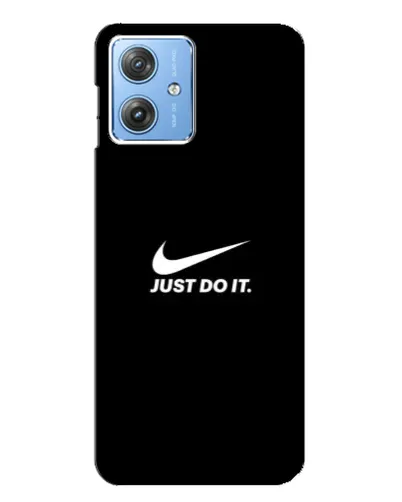 Чехол для Motorola MOTO G54 / G54 Power с картинкой «Минимализм от Nike»