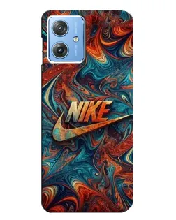 Чехол для Motorola MOTO G54 / G54 Power с картинкой «Nike в абстракции»