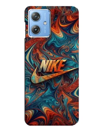 Чехол для Motorola MOTO G54 / G54 Power с картинкой «Nike в абстракции»