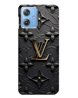 Чехол для Motorola MOTO G54 / G54 Power с картинкой «Кожаная текстура LV»