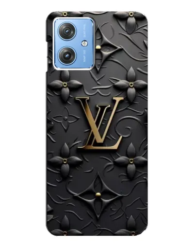 Чехол для Motorola MOTO G54 / G54 Power с картинкой «Кожаная текстура LV»