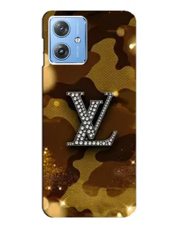 Чехол для Motorola MOTO G54 / G54 Power с картинкой «Камуфляжный Louis Vuitton»