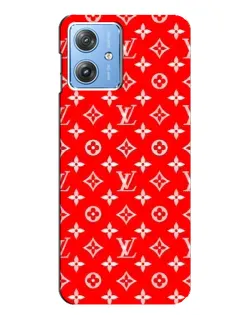 Чехол для Motorola MOTO G54 / G54 Power с картинкой «Яркий паттерн LV»
