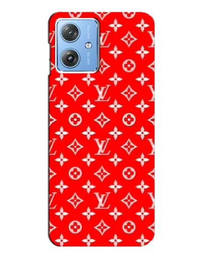 Чехол для Motorola MOTO G54 / G54 Power с картинкой «Яркий паттерн LV»