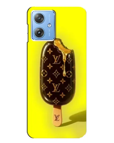 Чехол для Motorola MOTO G54 / G54 Power с картинкой «Мороженое от LV»