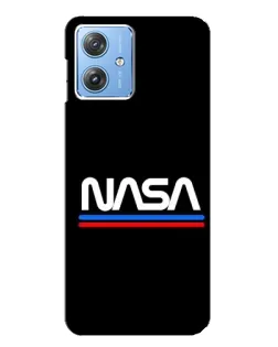 Чехол для Motorola MOTO G54 / G54 Power с картинкой «NASA — классика Red Blue»