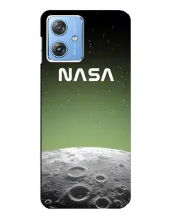 Чехол для Motorola MOTO G54 / G54 Power с картинкой «NASA — лунный градиент»