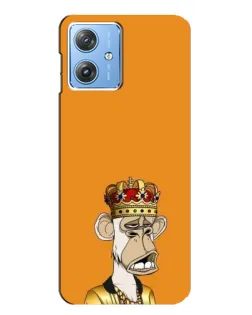 Чехол для Motorola MOTO G54 / G54 Power с картинкой «Золотая обезьяна Bored Ape»