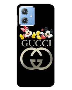 Чехол для Motorola MOTO G54 / G54 Power с картинкой «Gucci — герои Disney»
