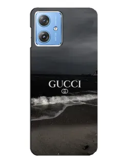 Чехол для Motorola MOTO G54 / G54 Power с картинкой «Gucci — морской прибой»