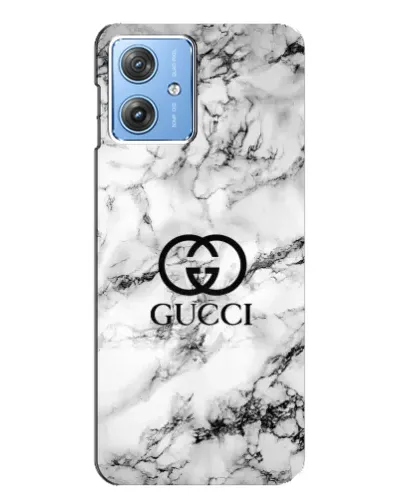 Чехол для Motorola MOTO G54 / G54 Power с картинкой «Gucci — мраморный шик»