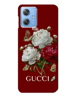 Чехол для Motorola MOTO G54 / G54 Power с картинкой «Gucci —  сад»