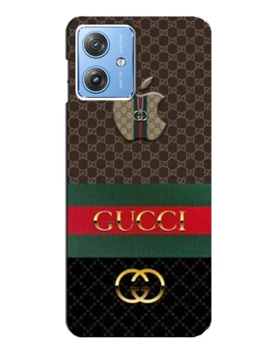 Чехол для Motorola MOTO G54 / G54 Power с картинкой «Gucci — брендированный десерт»
