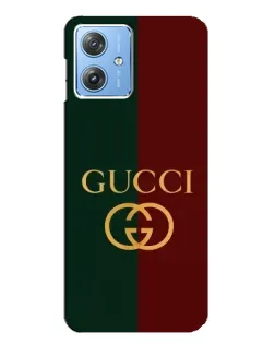 Чохол для Motorola MOTO G54 / G54 Power з картинкою «Gucci — темно-зелений градієнт»