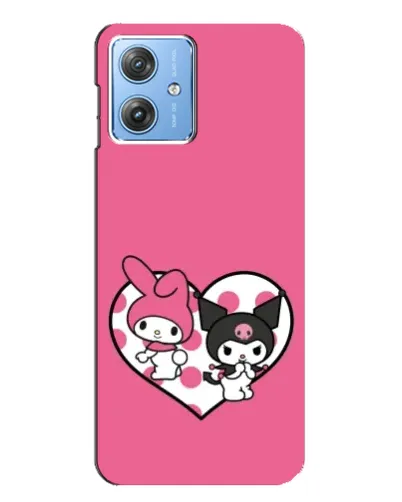 Чехол для Motorola MOTO G54 / G54 Power с картинкой «Kuromi и My Melody» Чехол для Motorola MOTO G54 / G54 Power с картинкой «Kuromi и My Melody»
