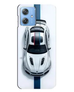 Чехол для Motorola MOTO G54 / G54 Power с картинкой «Вид сверху — BMW M»