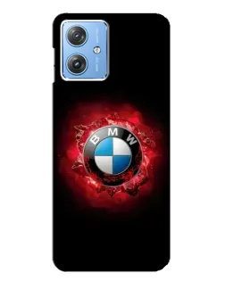 Чехол для Motorola MOTO G54 / G54 Power с картинкой «Логотип BMW — вспышка»