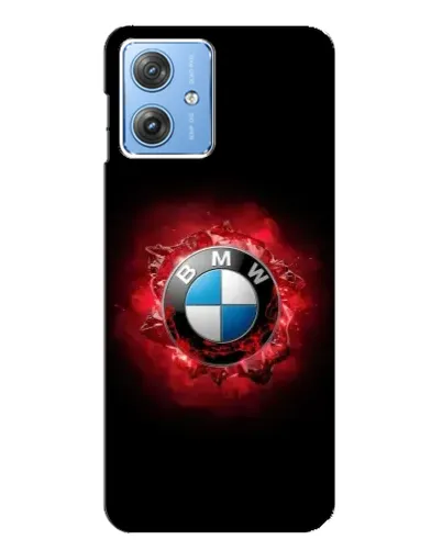 Чехол для Motorola MOTO G54 / G54 Power с картинкой «Логотип BMW — вспышка»