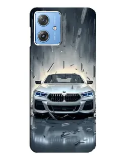 Чехол для Motorola MOTO G54 / G54 Power с картинкой «BMW в свете фар»