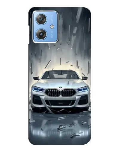 Чехол для Motorola MOTO G54 / G54 Power с картинкой «BMW в свете фар»