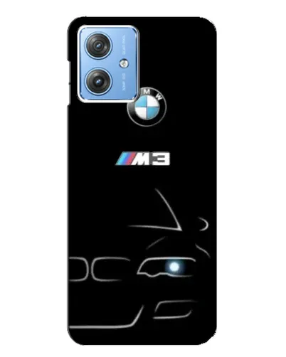 Чехол для Motorola MOTO G54 / G54 Power с картинкой «Минималистичный принт BMW M3»