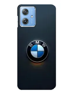 Чехол для Motorola MOTO G54 / G54 Power с картинкой «Логотип BMW — минимализм»
