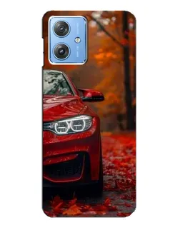 Чехол для Motorola MOTO G54 / G54 Power с картинкой «Осенняя BMW M4»