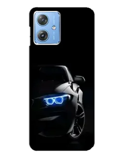 Чехол для Motorola MOTO G54 / G54 Power с картинкой «BMW — ночной взгляд»