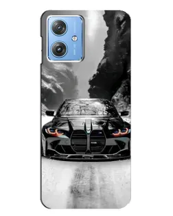 Чехол для Motorola MOTO G54 / G54 Power с картинкой «BMW — акварельный дрифт»