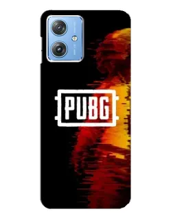 Чехол для Motorola MOTO G54 / G54 Power с картинкой «Яркий логотип PUBG»