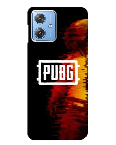 Чехол для Motorola MOTO G54 / G54 Power с картинкой «Яркий логотип PUBG»