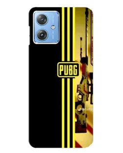 Чехол для Motorola MOTO G54 / G54 Power с картинкой «PUBG — камуфляжный шлем»
