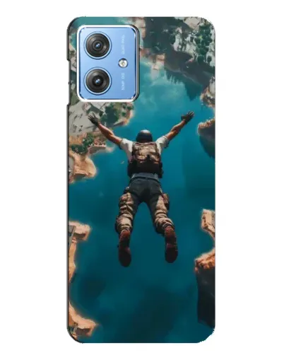 Чехол для Motorola MOTO G54 / G54 Power с картинкой «PUBG — свободное падение»