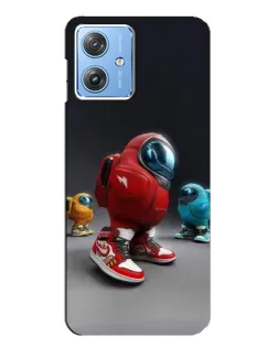 Чехол для Motorola MOTO G54 / G54 Power с картинкой «Among Us — 3D стиль»
