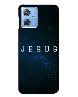 Чехол для Motorola MOTO G54 / G54 Power с картинкой «Звездное небо Jesus»