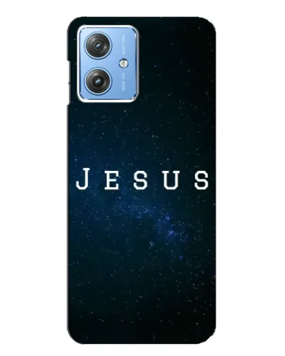 Чехол для Motorola MOTO G54 / G54 Power с картинкой «Звездное небо Jesus»